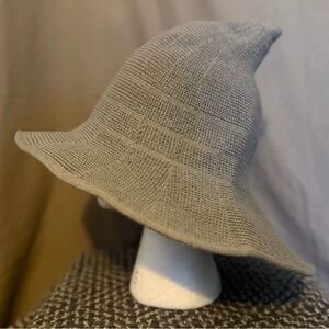 Modern Gray witch Hat